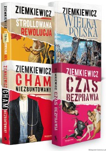 Pakiet 4 książek Rafała A. Ziemkiewicza - każda książka z autografem autora